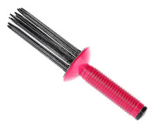 Hårlockstång 17 kamtänder AntiSlip Curling Wand Hår Fluffy Professionellt Hårstylingverktyg För Hemmafrisörsalong(A)