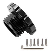 Bilrattnav, exakt ersättningsrattadapter kompatibel med Thrustmaster T300 T500 PCD 73mm (Svart)