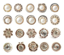 Brosch knappar 20-pack