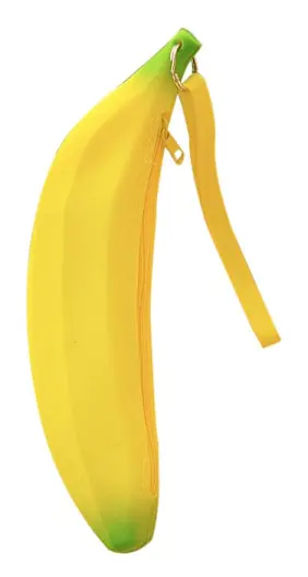 Bananpennal, bananlåda, bananpennal, väska, förvaringslåda, skolväska