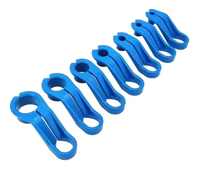 7 st AC-kablar vinklade set