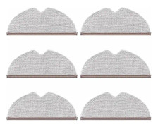 6-pack rengöringsdukar för Xiaomi Roborock S5 S50 S51 S55 S6 S6 MAXV S5 Max dammsugare