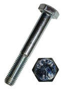 Dresselhaus sexkantskruv med skaft 8,8 EN ISO 4014 DIN 931, M, galvaniserad 16 x 100 mm - 25 st.