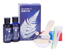 Cyanotyp Set för att skapa blåkopior eller bilder med Cyanotype Kit 100ml Svart