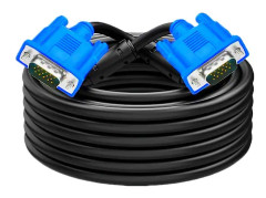 9ft 15-Pin 1080P VGA-kabel - VGA till VGA-adapter Standard 15Pin hane till hane HD-skärmkabel Videoanslutningsadapter för projektorer LCD LED-skärm TV-dator bärbar dator PC HDTV Chromebook Xbox-kablar
