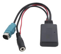Trådlös bil Bluetooth-radio AUX-kabeladapter Handsfree-mikrofon för Alpine KCE?236B / CDA?9852 / E