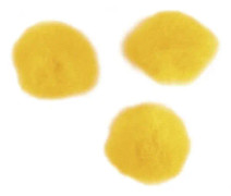 Pompoms - RAYHER - Majs - 15 mm - Dekoration av karnevalsdräkter och väskor