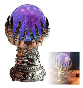 Halloween Celestial Crystal Ball Halloween Witch Crystal Ball Personlighet Deluxe Celestial Crystal Ball Magisk Blinkande Boll Halloween Dekoration
