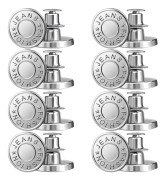 17mm Premium Material Direkt Jeansknappar, Högkvalitativ Justerbar Midjejusterare i Zinklegering för Jeans, Jackor, Hattar, Kostymer, Byxor