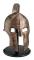 Design Toscano Spartan Greek Helmet Silver 12" x 9" x 16" - WJ4571