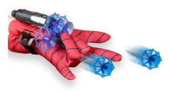 Spiderman Web Shooter för Barn - Skjuter ut Sugkoppar Röd