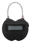 /HH/Smart Tidslås LCD-Display Tidslås USB Uppladdningsbart Temporärt Timer Hänglås Resa Elektronisk