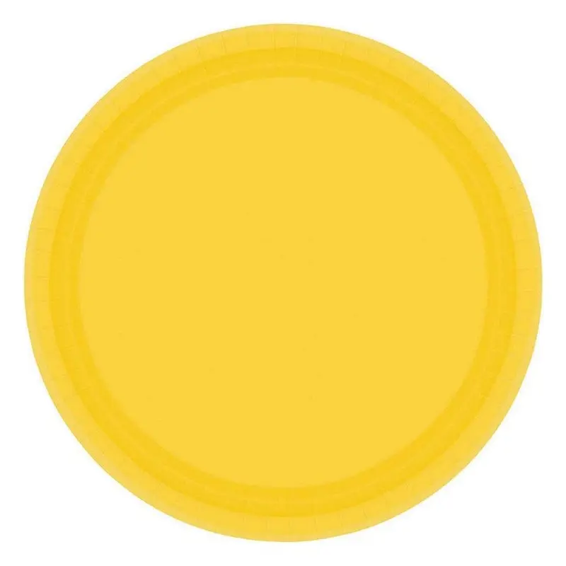 Amscan Vanlig middagstallrik i papper (8-pack)