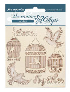 Chipboard Die Cuts Stamperia - You and Me - Love Together