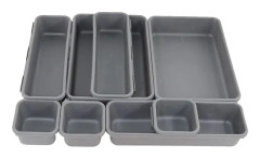 8 st Interlocking Bins Smart Interlocking Förvaringsbehållare Lådorganisatör