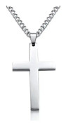 Klassiskt korshänge Halsband - Silver
