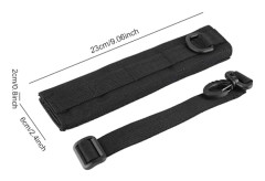 Universal Outdoor Molle Huvudbonad Headset Hörlurskydd Svart