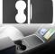Tesla Model 3 Model Y 2021 2022 2023 Center Console Wrap Kit Carbon Fiber Console Cover Interior Decoration Wrap Kit för Tesla Tillbehör (Matte
