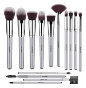 BS04 - BS-MALL 14 st. exklusiva Make-up / sminkborstar av Bästa Kvalitet
