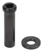 Road Bike C Clamp Fasta muttrar 30 mm Titanium Alloy Anti-Oxidation Finpolering Cykel Bromsok Muttrar för Bike Svart