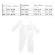 Anti-bi-stickande transparent nylon mesh biodling overall bi kläder kläder tillbehör(XL )