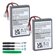 2x 2000mah Lip1522 Batteri för Sony Ps4 Ps4 Pro Dualshock 4 Cuh-zct1e Cuh-zct1h Cuh-zct1u Cuh-zct2 Cuh-zct2u Trådlös Handkontroll
