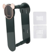Klädhängare Förvaringsställ Multifunktionell Punch Free Hanger Krok Hemma Balkong Clip Hanger Collector Grön