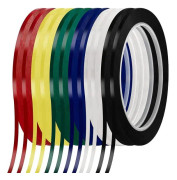 12 rullar 1/8 tum whiteboardtejp pinstripe tejp torr radera tavla tejp självhäftande grafisk rutnät markör