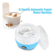 220V 1L Elektrisk Automatisk Yoghurtmaskin Yoghurt DIY Verktyg Plastbehållare CN-kontakt (Blå)