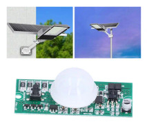 Fjärrkontroll Solar Kretskort Människokropps Induktion 3.2V/3.7V Gatulampa Styrmodul