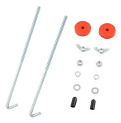 2PCS/SET 200mm 250mm Järn Universal Batteri Auto Batteri Tie Down Mount Holder Bracket Brace