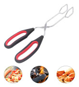 3-pack saxskärare 12 tum/11 tum/9 tum grill saxskärare rostfritt stål saxskärare med plast silikon kök bakning grilltrådsaxskärare