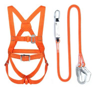 Säkerhetssele Kit, Fallskyddssäkerhetssele, Heuhil Helkroppssele, Fallskyddssele, Fallskyddssele för Luftarbete (3m Stort Spänne)