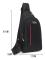 Herr Bärbar Casual En Axelsport Sling Väska Multi Zip Ficka (Blå)
