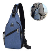 Sling Ryggsäck, Bröstväska Axelväska Crossbody Väska För Män Kvinnor_h