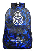 Graffiti Real Madrid Uefa Champions League Axelväska Fan Ryggsäck Student Skola Väska Förvaringsväska - 47CMX31CMX18CM 1