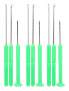 3 Set Karpfiske Rigging Bete Nål Verktyg Harpun Nål Spärr Nål Borr Kit