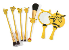 IC 1 Set Pikachu Makeup Brushes Set Kosmetisk Foundation Blush Beaut Gul OneSize *H