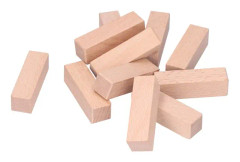 【NX】11 st snidningsblock i trä, obehandlat trästämpel, naturligt bokträ, DIY-snidningsverktyg 7 x 2 x 2 cm för nybörjare till experter