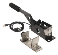 64-bit USB SIM Handbroms för PC Racingspel Linjär E-broms för Logi G27 G29 G920 T500 T300 med Handtag Grepp USB-kabelklämma