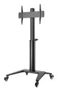 DELTACO Office Display Cart, 37"-70", 70kg, black