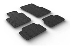 Gledring gummimatta set kompatibel med Mini F55 5-dörrars 2014- (T-profil 4-delad + monteringsklämmor)