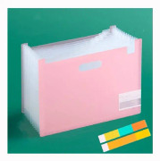 Student Multi-Layer Folders, Sorted Label Storage Box Organizer Bag, Student Multi-Function Test Paper Organizer Artifact-Horizontal Cut