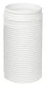 CIRKULÄR FÖRLÄNGNINGSDIAMETER 80 MM LÄNGD 150 MM VITA ALDER