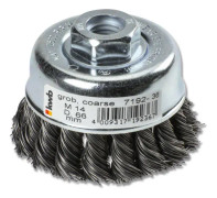 kwb 719236, Koppstålborste, 1,4 cm, 6,6 cm, 0,5 mm, Metall, Sten, Metall