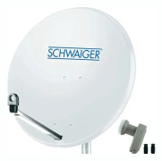 Schwaiger SPI9960SET2 Parabolkit Antal mottagare: 2 80 cm