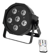 Eurolite SLS-603 LED PAR-strålkastare Antal LED: 6 x 3 W Svart