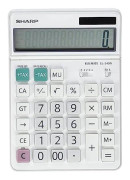 SHARP Bordsräknare EL-340W vit