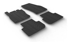 Gummimattset kompatibelt med Volkswagen Tiguan 2007-2016 (G-profil 4-delad + monteringsklämmor)