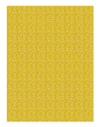 Décopatch papper "Flying Dots saffran yellow"